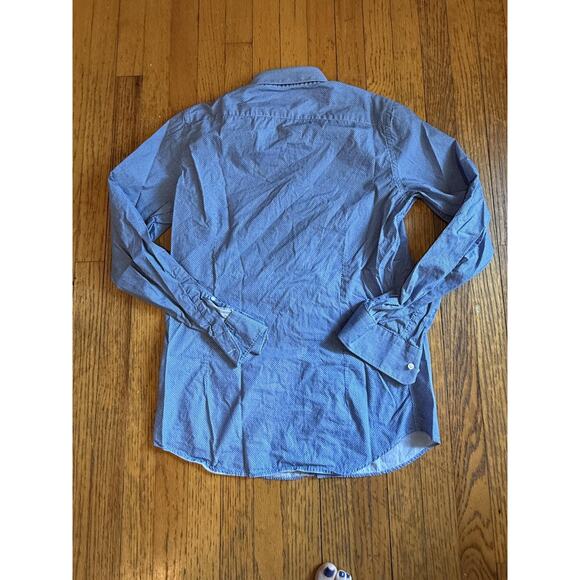 Emanuel Berg Shirt Mens Medium Modern Fit Button Down Poland Dress Casual Work - Picture 6 of 7